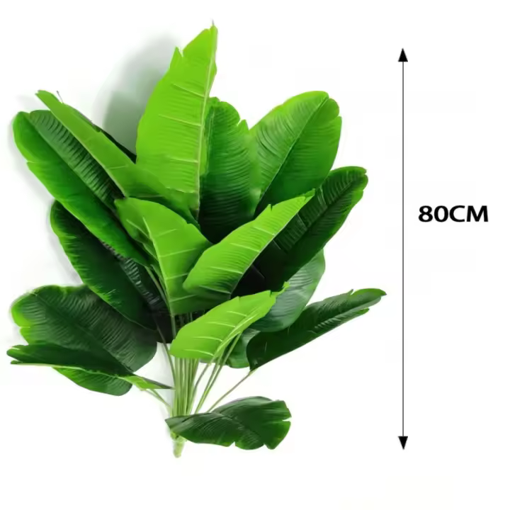 Planta Artificial De Banano Verde Grande 86-120cm Decoración Para Interior Y Exterior Ideal Para Bodas Y Jardines - 1