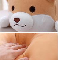 Almohada de peluche de Perro Shiba Inu, Lindo Muñeco de peluche de Corgi Akita, Gift de San Valentín, Navidad, Sillón, Ojo Redondo, 15" - details 1