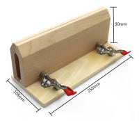 Pinza De Madera Para Costura De Cuero DIY Herramienta De Mesa Portátil QJH Clip Retenedor De Cuero Horizontal Para Manualidades Y Artesanía - details 2
