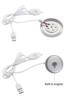 Luz Nocturna USB Portátil 3W 5W LED Con Imán Y Cable De 1.5m Para Lectura En Dormitorio Y Habitación Para Niños Con Interruptor - details 2