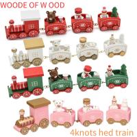 Adorno De Navidad De Tren De Madera/Plástico Decoración De Feliz Navidad Para El Hogar Regalos De Xmas 2023 Día De Año Nuevo 2024 - details 3
