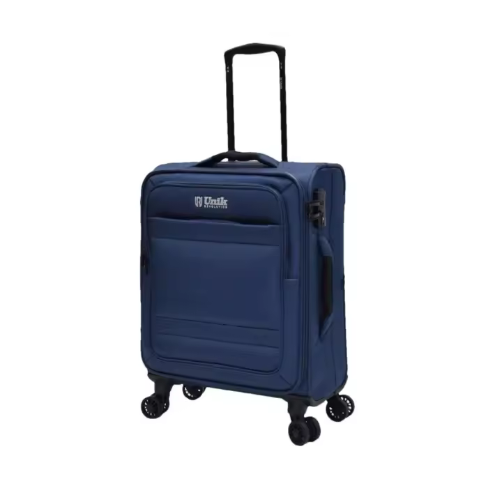 Maleta de Cabina Pequeña Omega – 55x40x20/25 cm, 36L – Nylon Reciclado Eco-Friendly, 4 Ruedas Dobles Silenciosas, Cerradura TSA, Tiradores Telescópicos de Aluminio – Ligera y Perfecta para Viajes - 1
