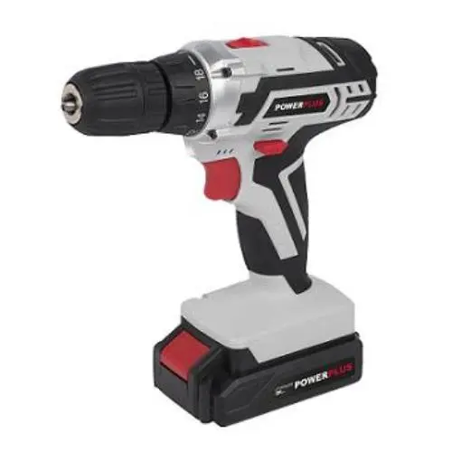 Taladro bateria POWERPLUS 20v.1,3ah.2 velocidades POWC 1071 - 1