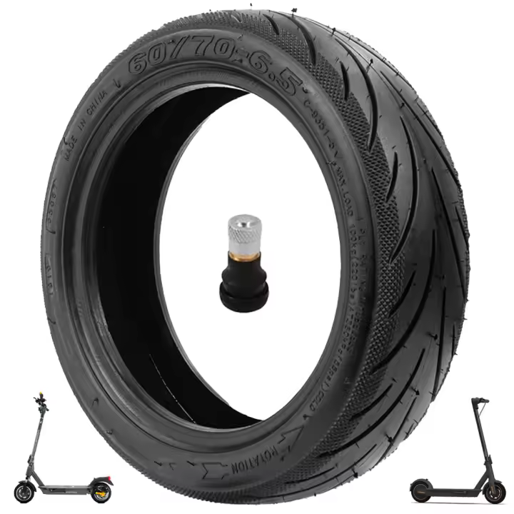 HORO.ES Neumáticos de repuesto para Smartgyro K2 y Ninebot Max G30, neumáticos de goma 60/70-6.5, neumáticos sin cámara Tubeless - 1