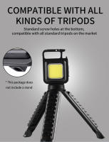 Linterna LED COB Miniatura Super Brillante EDC Llave De Iluminación Para Camping Emergencias Exteriores Con Imán En La Cola Y Abrazadera De Tapa - details 7