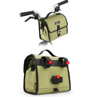 Bolsa De Manillar De Bicicleta Grande Capacidad Impermeable Multifuncional Para Almacenamiento Ciclismo Soporte Espalda/Muñeca/Marco - details 6