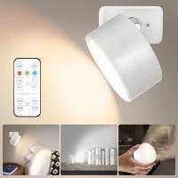 Lámpara De Pared Magnética Sin Cable Con LED Y Control Remoto 3 Documentos Intensidad Variable Cargable Por USB Para Dormitorio - details 11