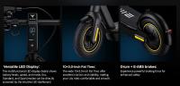 ENGWE Y10 Patinete eléctrico con neumático neumático de 10*3.0 pulgadas, motor de 36V 350W, velocidad de 25km/h, batería de 13Ah, autonomía de 65km, freno delantero de tambor, luz LED delantera, plegable - details 10