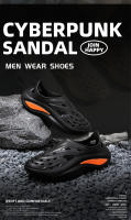 Sandalias De Verano Para Hombre Calzado Casual EVA Suave Pantuflas Planas Para Playa Jardín Exterior Pesca Colorido - details 1