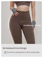 Nuevos Pantalones De Yoga Terciopelo De Algodón De Cintura Alta Para Otoño E Invierno Pantalones Deportivos Para Ciclismo Y Correr - details 2
