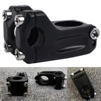 Aluminio Negro Aluminio Aleación Manillar 25.4mm/22.2mm Longitud 60mm Accesorios Bicicleta Manillar Exterior Partes 1 Pcs 200g - details 1