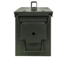 Caja de municion Caja de munición de Metal Calibre 50, Verde Militar - details 0