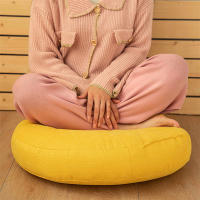 Cojín De Piso Redondo Para Meditación Y Yoga Colores Sólidos Sofá Silla Cojín De Asiento Oversize Almohada De Piso JAF122 Para Adultos - details 2