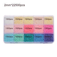 Kit De Joyería DIY Para Niñas Con 10-24 Colores De Cuentas De Vidrio 2/3mm Para Pulseras Y Collares Juego De Colores Trenzados - details 6