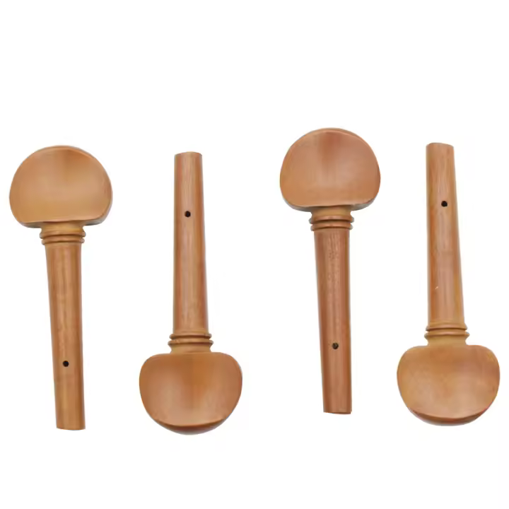 M MBAT 4Pcs Tuners De Violín Jujube Madera Para Instrumentos De Cuerda Accesorios De Violín Partes De Repuesto 4/4 Fiddle - 1
