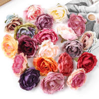 10/20PCs Flores Artificiales Rosa 5CM Para Decoración De Hogar Jardín Boda DIY Regalos Accesorios Material Seda Estilo Peonia - details 1