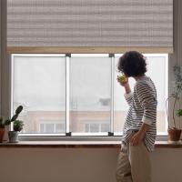 TIENDA EURASIA – Mosquitera Extensible para Ventanas, Bordes de Sellado Felpudos, Marco de Aluminio, Color Blanco, Malla de Fibra de Vidrio - details 0