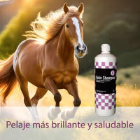 Champú de Caballo Biotina 1 Litro - Brillo y Salud para tu Caballos,  Cuidado y Aseo natural - details 0