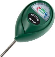 Medidor de humedad del suelo con sonda de aguja resistente, lecturas precisas e instantáneas, sin pilas, sensor de humedad del suelo, color verde. - details 1