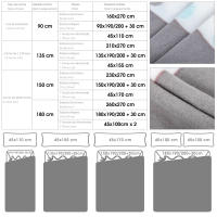 NQT Juego de Sábanas Pirineo Térmica 3 o 4 Piezas para Cama de 90-180 - Sábanas Polar para Invierno Cama Individual y Matrimonio - details 0