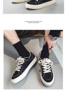 Zapatos De Verano Para Hombres Antideslizantes Transpirables Resistentes Al Desgaste Casual Versátiles Cómodos Suela Plana Color Sólido Para Estudiantes Y Jóvenes - details 7