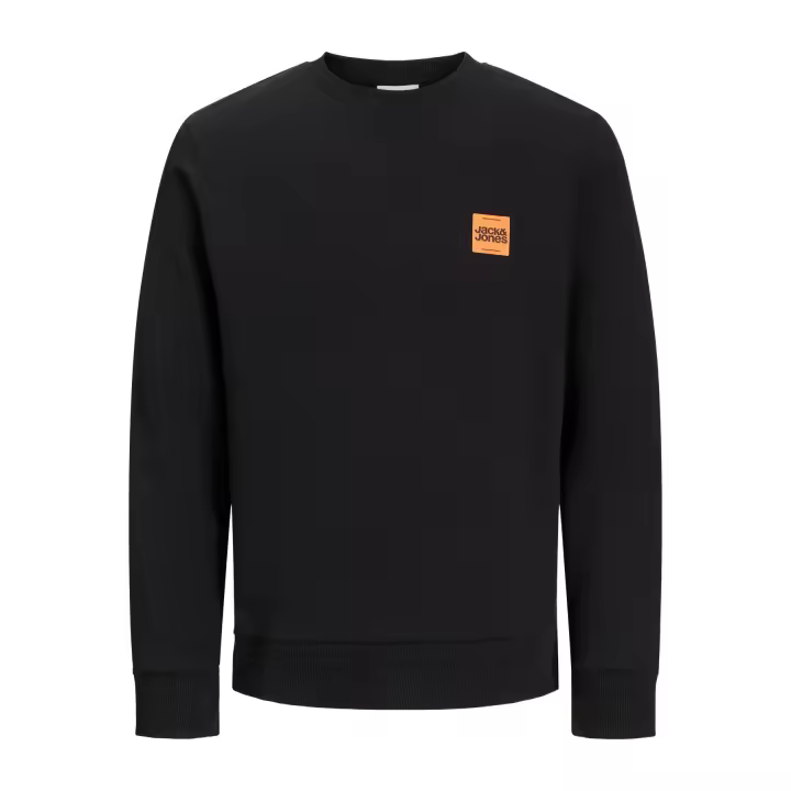 Jack & Jones Hombre Sudadera Cuello Redondo Mod JJBRANDY Logo Pecho , Ajuste Regular ,Moda Casual Informal muy suave y cálida Ref 279256 - 1