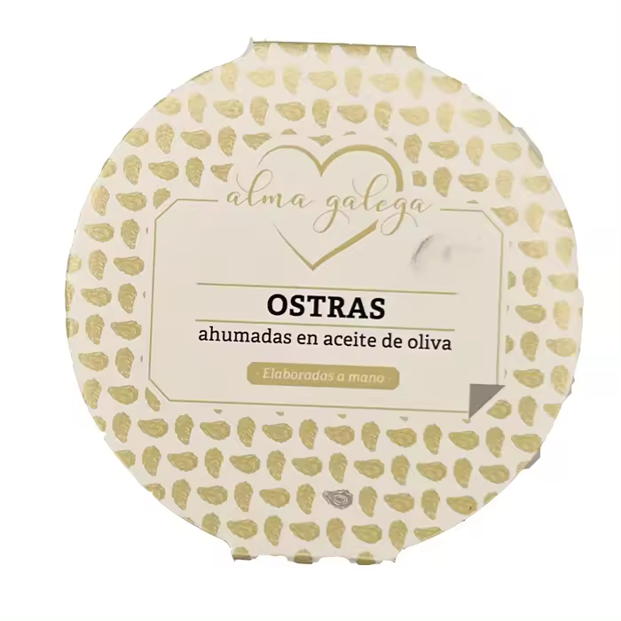 Ostras ahumadas en aceite de oliva Alma Galega 115gr - 1