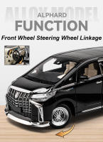 Coche De Juguete a Escala 1:18 Alphard De Metal Con Seis Puertas Abiertas Función De Retroceso Y Sonido Absorbente Luz Ornamentación Vehículo Para Niños - details 13