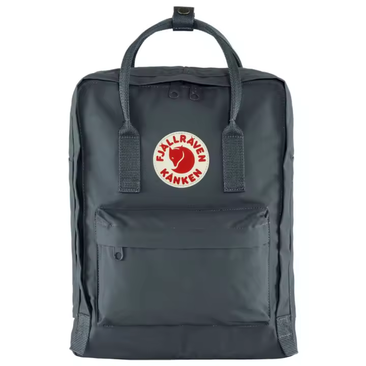 Mochila Gris Fjallraven Kanken Graphite 16L Resistente y Versátil - 1