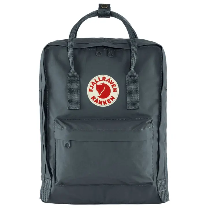 Mochila Gris Fjallraven Kanken Graphite 16L Resistente y Versátil - 1
