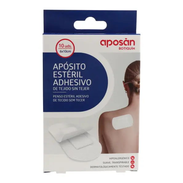 Aposan Aposito Esteril Tejido Sin Tejer Adhesivo Aposan - 1