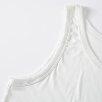 Camiseta Sin Mangas Para Hombre De Talla Grande En Colores Sólidos Moda Deportiva Para Jóvenes Clase De Educación Física Estilo Casual - details 6