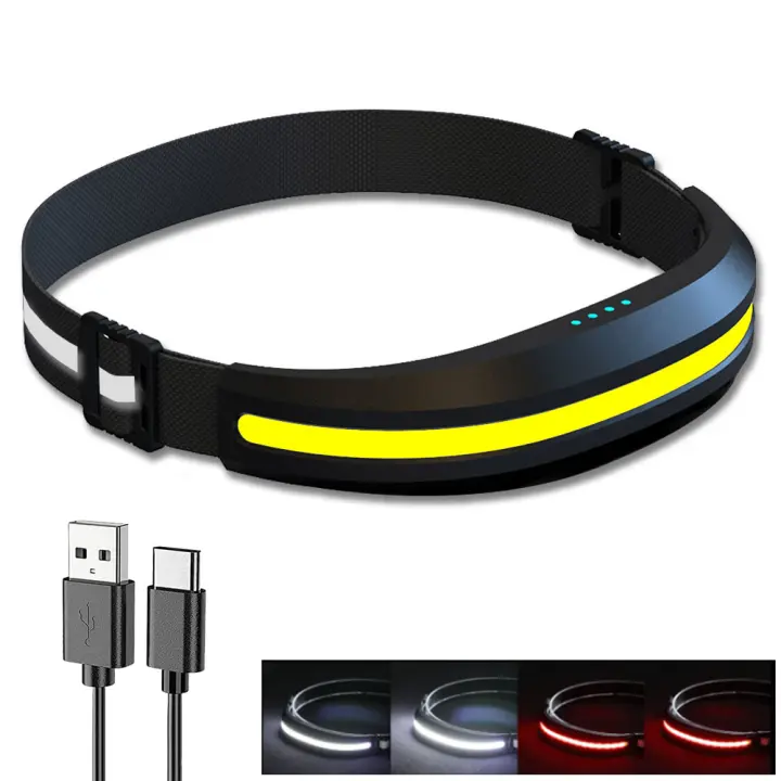 Linterna Frontal COB Recargable Por USB Con 31 Lámparas SMD Batería Integrada De 5000mAh Luz Ultra Amplia Torcha Frontal - 1