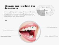 Brauseador Eléctrico Ultrasonido Automático Inteligente Para Adultos Cepillo De Dientes Con Múltiples Modos De Limpieza Impermeable Fácil De Transportar Con Cepillo Suave De Piel De Oveja Ultra Fina - details 6