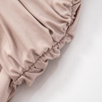 CUTENOVA Camisola Elegante Para Mujer De Color Sólido Con Espalda Descubierta Y Volante Lace Translúcido Vestido Largo De Fiesta - details 13