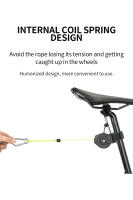 RRskit Cordón Portátil Para Bicicleta De Carretera MTB Equipo De Arrastre Conveniente Para Adultos Y Niños Deporte Al Aire Libre - details 2