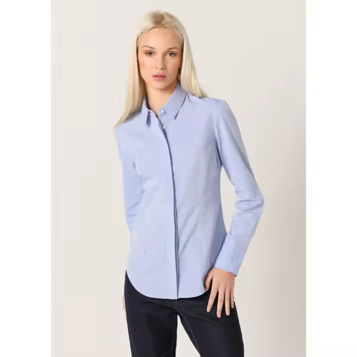 Victorio & Lucchino - Camisa manga larga con estructura fil a fil - 1