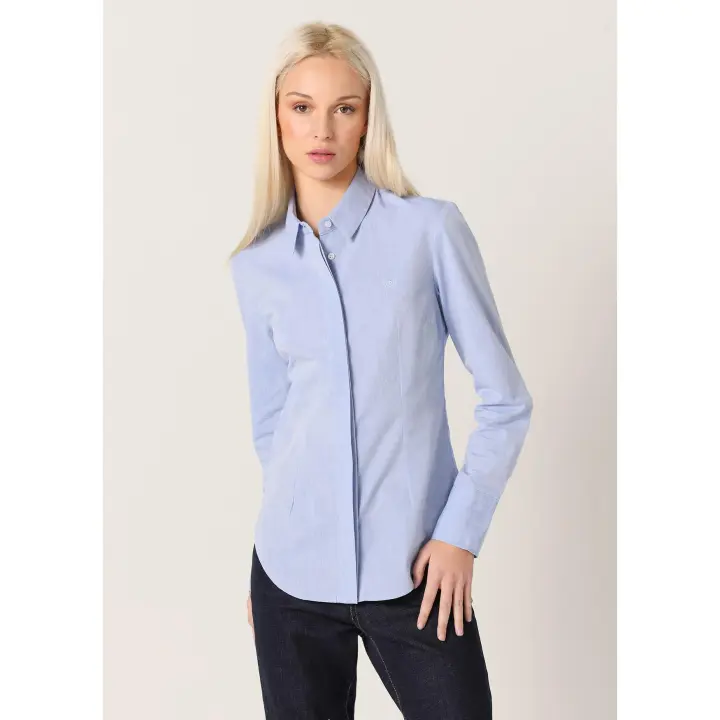 Victorio & Lucchino - Camisa manga larga con estructura fil a fil - 1