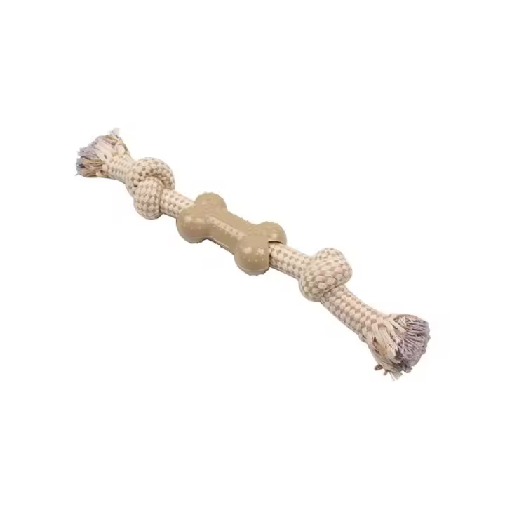 Juguete para perros Hueso tirador nudo gama natural 32 cm Arquivet - 1