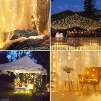 Luz De Enredadera De Hadas USB 3M Con Gancho Y Control Remoto De 8 Funciones Para Decoración De Bodas Y Fiestas - details 2