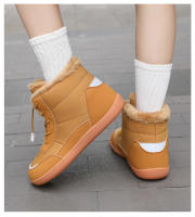 Botas De Nieve Para Mujer 2024 Calzado De Montaña Exterior Botas De Invierno Con Pelo De Piel Hasta La Rodilla Botas De Invierno Para Mujer - details 19