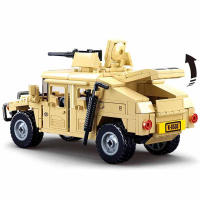 Bloques De Construcción De Vehículo De Asalto H2 WW2 Military SWAT 265PCS Juguetes DIY Para Niños Modelos De Armadura De Soldado Para Regalos - details 6