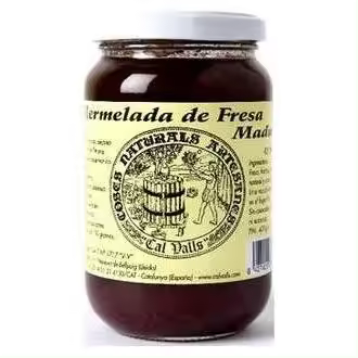 Cal Valls Mermelada Fresa Sin Azúcar 370 G - 1