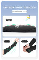 GOBYGO 1 Par De Protección De Braza Deporte Manga De Compresión Para Voleibol Baloncesto Soporte De Muñeca Entrenamiento Y Prueba Tamaño S/M L/XL Colores Negro/Azul/Naranja Rojo - details 4