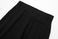 Conjunto De Traje Para Mujer TRAF Con Cuello Colgante Y Chaqueta De Botones Estilo Inglés Pantalones De Cintura Alta Casual - details 34