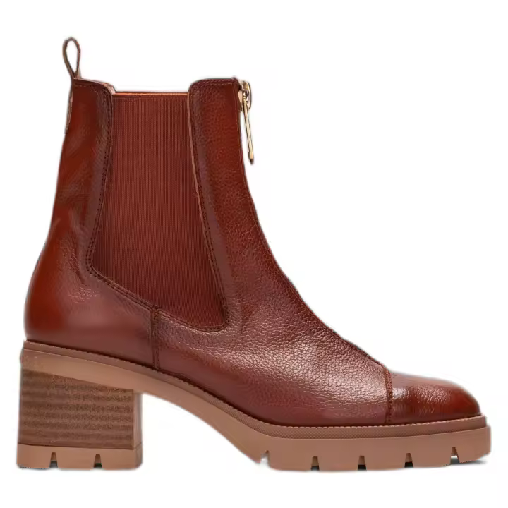 Botines Hispanitas  para mujer en color marron - 1