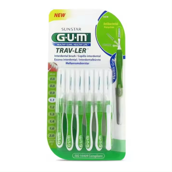 Gum Interdent 1414 Trav Ler para Cuidado Interdental Eficaz Entre Dientes y Encías - 1