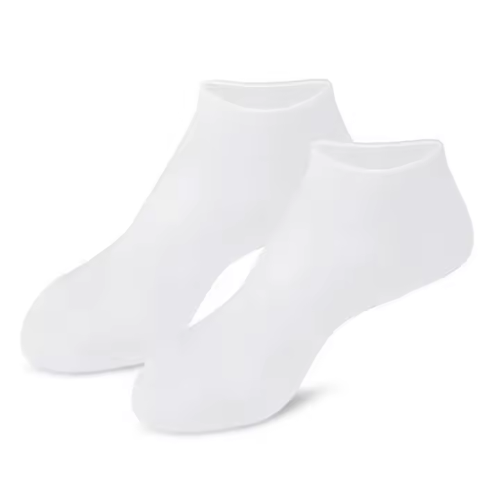 Calcetines De Spa De Silicona Hidratantes Para Pies Protección Contra Esquemas Y Piel Muerta Alivio Del Dolor Herramientas De Pedicura Un Tamaño Para Todas - 1