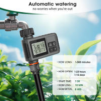 Timer De Riego Automático Para Jardín Con 1/2/3 Salidas Sistema De Rociado Para Grifo Y Tubo Programador De Horario Para Exterior - details 5