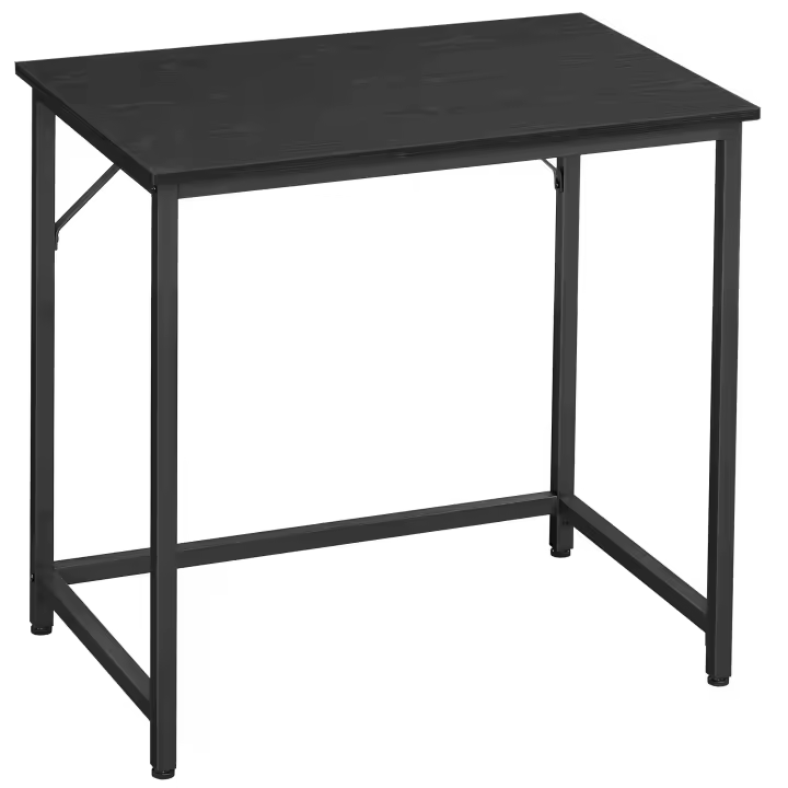 Escritorio Moderno para Oficina y Teletrabajo - Estación de Trabajo Compacta, 50x80x76 cm, Estructura de Metal, Ideal para Estudio y Dormitorio - 1